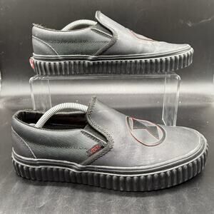 Vans Slip-On X Marvel Black Widow Shoes Sneakers Mens 6.5 Womens 8